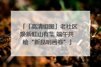 「高清组图」老社区焕新虹山有集 端午共绘“新昆明画卷”