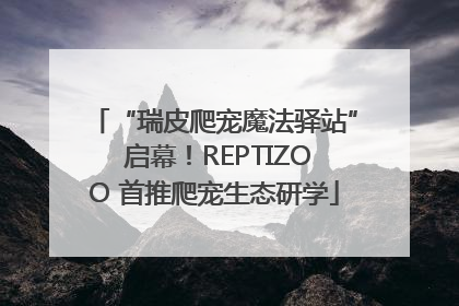 “瑞皮爬宠魔法驿站” 启幕！REPTIZOO 首推爬宠生态研学
