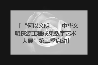 “何以文明——中华文明探源工程成果数字艺术大展”第二季启动