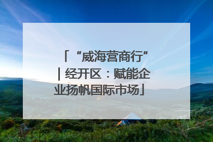 “威海营商行”｜经开区：赋能企业扬帆国际市场