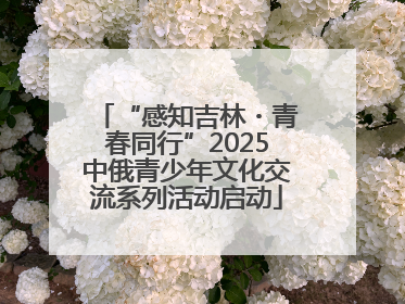 “感知吉林・青春同行”2025中俄青少年文化交流系列活动启动