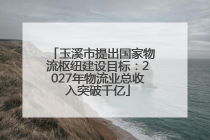 玉溪市提出国家物流枢纽建设目标：2027年物流业总收入突破千亿