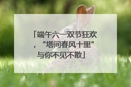 端午六一双节狂欢，“塔间春风十里”与你不见不散