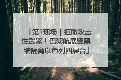 第1现场｜拒撤攻击性武器！巴黎航展竖黑墙隔离以色列四展台