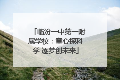临汾一中第一附属学校：童心探科学 逐梦创未来