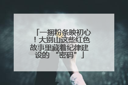 一捆粉条映初心！大别山这些红色故事里藏着纪律建设的 “密码”