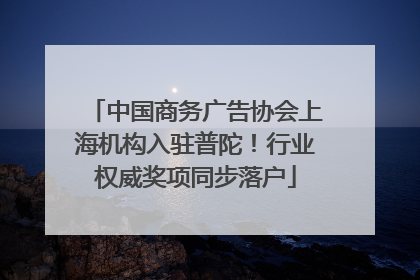 中国商务广告协会上海机构入驻普陀！行业权威奖项同步落户