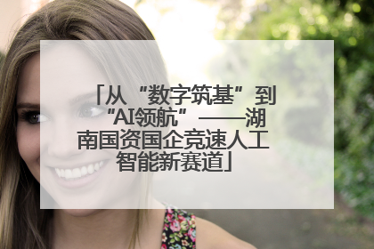 从“数字筑基”到“AI领航”——湖南国资国企竞速人工智能新赛道