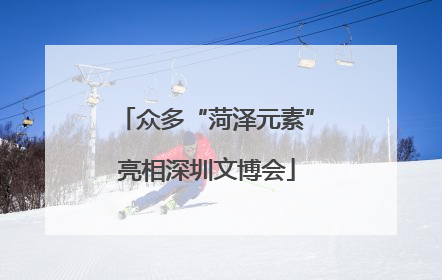 众多“菏泽元素”亮相深圳文博会