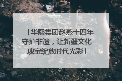 华熙集团赵燕十四年守护非遗，让新疆文化瑰宝绽放时代光彩