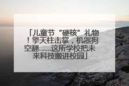 儿童节“硬核”礼物！擎天柱击掌，机器狗空翻……这所学校把未来科技搬进校园