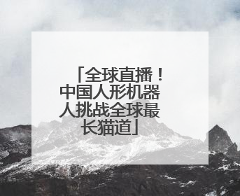 全球直播！中国人形机器人挑战全球最长猫道