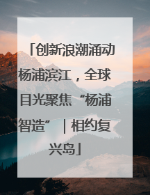 创新浪潮涌动杨浦滨江，全球目光聚焦“杨浦智造”｜相约复兴岛