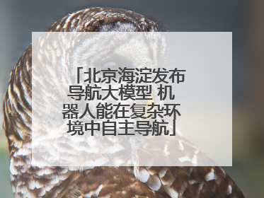 北京海淀发布导航大模型 机器人能在复杂环境中自主导航