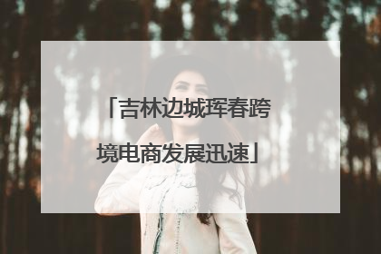 吉林边城珲春跨境电商发展迅速