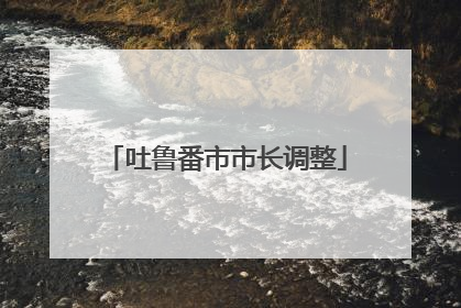吐鲁番市市长调整