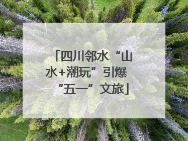 四川邻水“山水+潮玩”引爆“五一”文旅