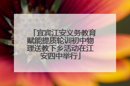 宜宾江安义务教育赋能提质轮训初中物理送教下乡活动在江安四中举行