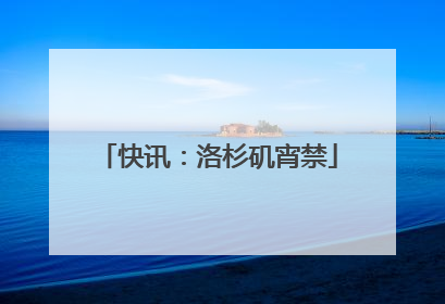 快讯：洛杉矶宵禁