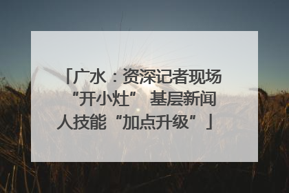 广水：资深记者现场“开小灶” 基层新闻人技能“加点升级”