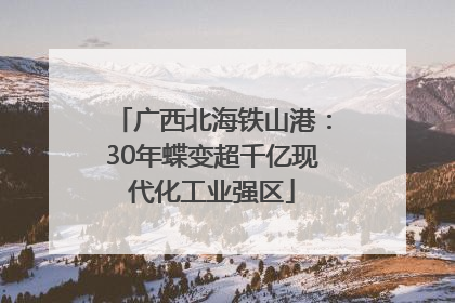 广西北海铁山港：30年蝶变超千亿现代化工业强区