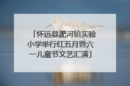 怀远县淝河镇实验小学举行红五月暨六一儿童节文艺汇演