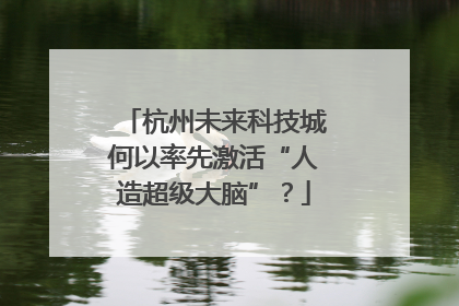 杭州未来科技城何以率先激活“人造超级大脑”？