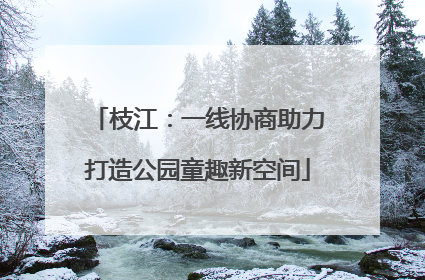 枝江：一线协商助力打造公园童趣新空间