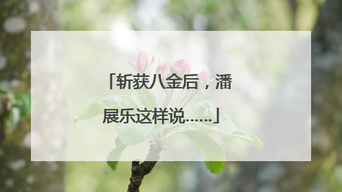 斩获八金后，潘展乐这样说……