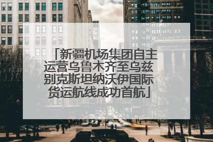 新疆机场集团自主运营乌鲁木齐至乌兹别克斯坦纳沃伊国际货运航线成功首航