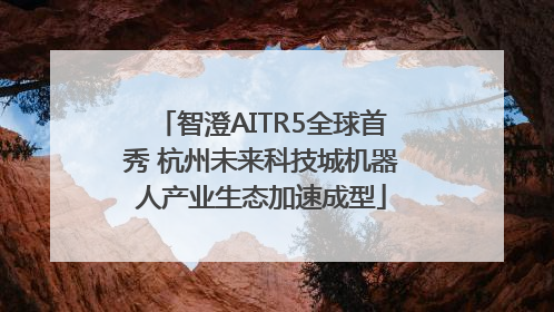 智澄AITR5全球首秀 杭州未来科技城机器人产业生态加速成型