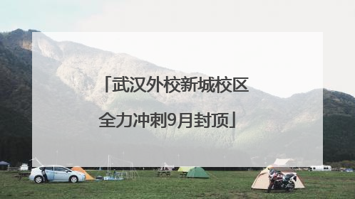 武汉外校新城校区全力冲刺9月封顶