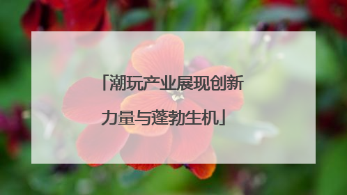 潮玩产业展现创新力量与蓬勃生机