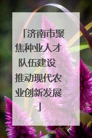 济南市聚焦种业人才队伍建设 推动现代农业创新发展