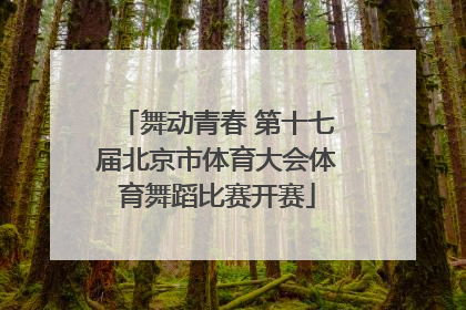 舞动青春 第十七届北京市体育大会体育舞蹈比赛开赛