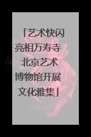 艺术快闪亮相万寿寺 北京艺术博物馆开展文化雅集
