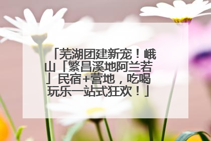 芜湖团建新宠！峨山「繁昌溪地阿兰若」民宿+营地，吃喝玩乐一站式狂欢！