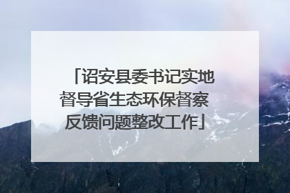 诏安县委书记实地督导省生态环保督察反馈问题整改工作