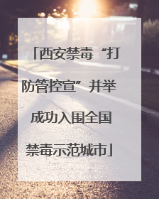 西安禁毒“打防管控宣”并举 成功入围全国禁毒示范城市