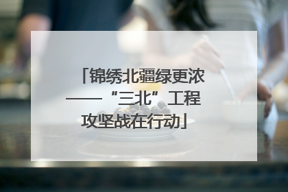 锦绣北疆绿更浓——“三北”工程攻坚战在行动