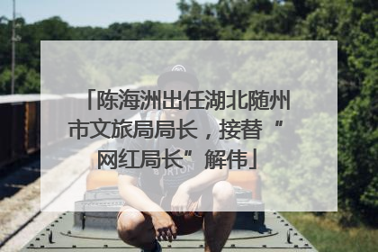 陈海洲出任湖北随州市文旅局局长，接替“网红局长”解伟