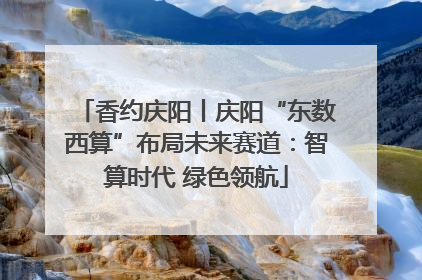 香约庆阳丨庆阳“东数西算”布局未来赛道：智算时代 绿色领航
