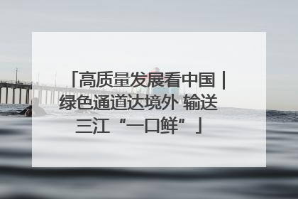 高质量发展看中国｜绿色通道达境外 输送三江“一口鲜”