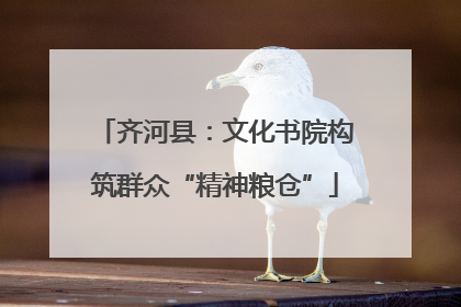 齐河县：文化书院构筑群众“精神粮仓”