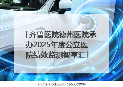 齐鲁医院德州医院承办2025年度公立医院绩效监测智享汇