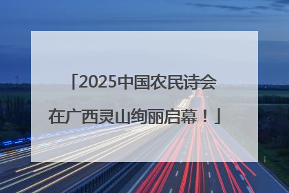 2025中国农民诗会在广西灵山绚丽启幕！