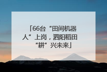 66台“田间机器人”上岗，泗阳稻田“耕”兴未来