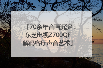 70余年音画沉淀：东芝电视Z700QF解码客厅声音艺术
